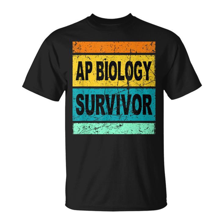 Retro AP Biology Shirt AP Biology Survivor Prep Book Study T-Shirt