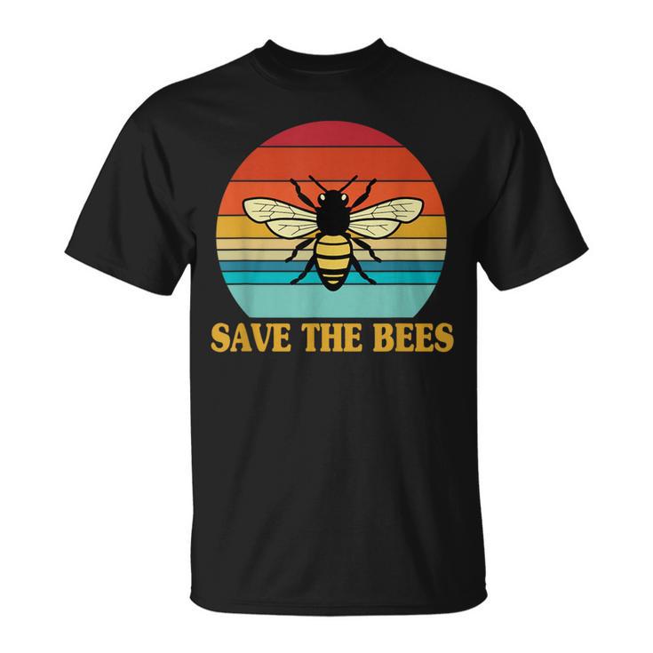 Save The Bees レトロスタイル 気候変動ave The Queen Tシャツ