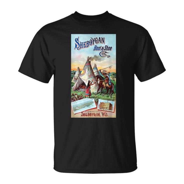 Sheboygan ネイティブアメリカン ウィスコンシン アメリカ 歴史 レトロ Tシャツ