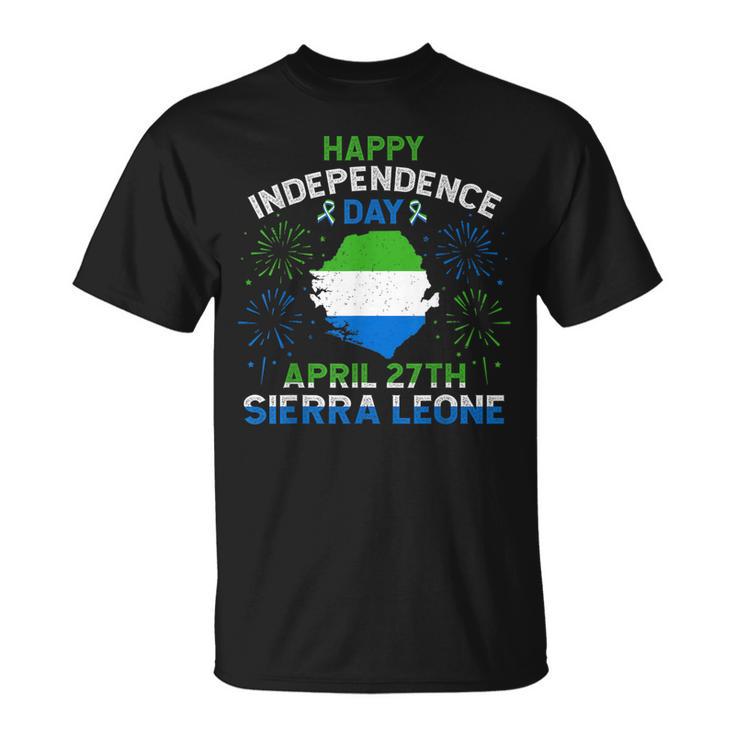 Sierra Leone 65Th Independence Day Sierra Leonean Pride 27Th T-Shirt