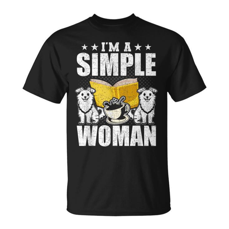 I Am a Simple Woman Book Lover Read T-Shirt