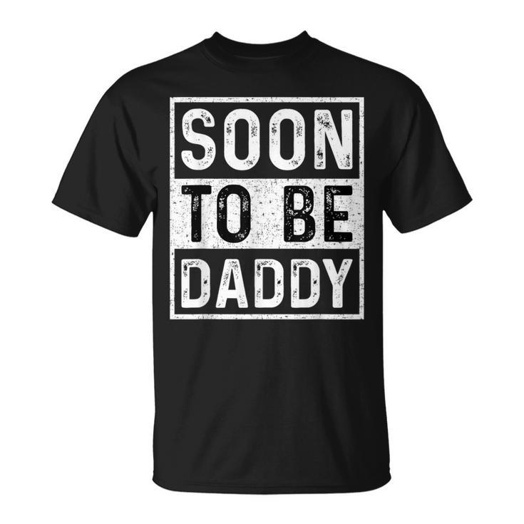 Soon To Be Daddy すぐにお父さんの発表-すぐにパパになります Tシャツ