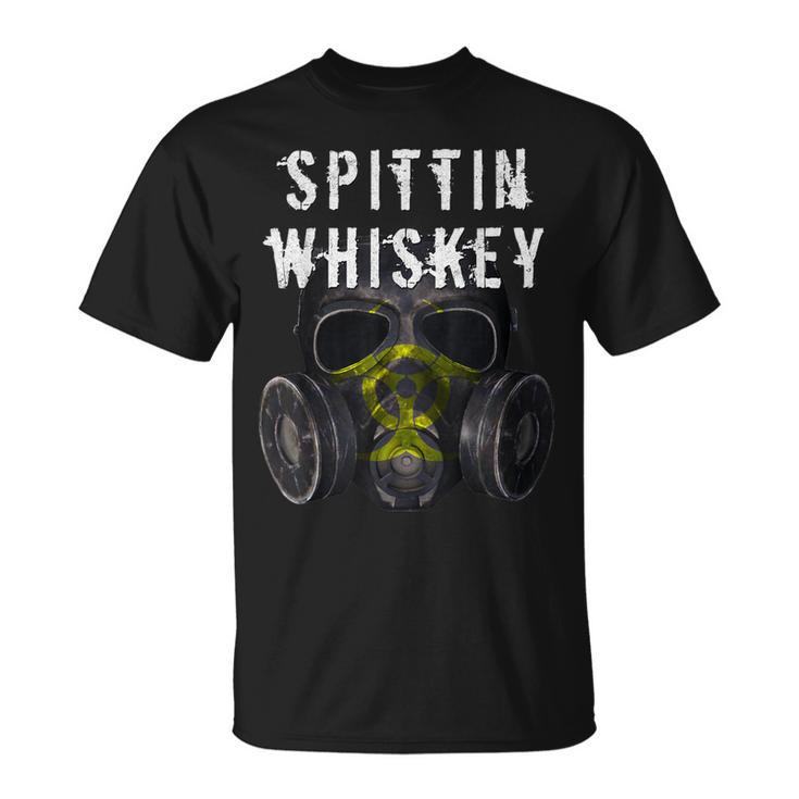 Spittin ウイスキー ガスマスク Tシャツ