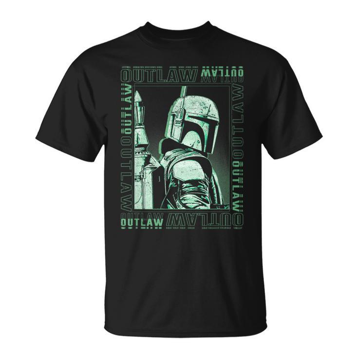 Star Wars The Book Of Boba Fett Outlaw Box Up T-Shirt