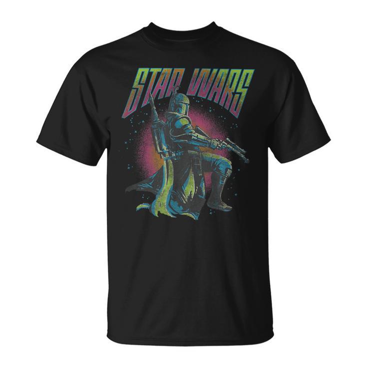Star Wars The Book Of Boba Fett Retro Poster V-2 T-Shirt Star Wars The Book Of Boba Fett Retro Poster V-2 T-Shirt