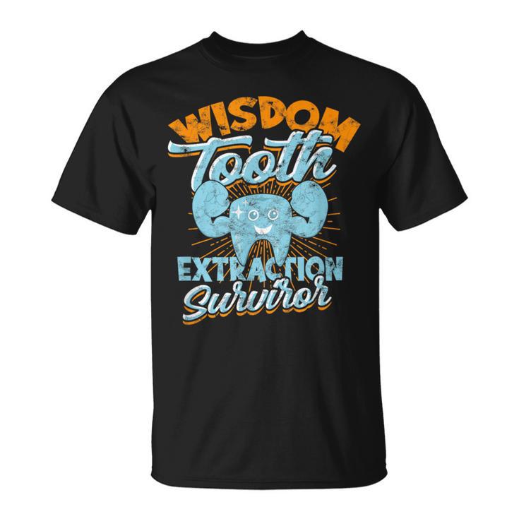Superviviente De Extracción De Muelas Del Juicio Odontología Muela Del Juicio Camiseta unisex