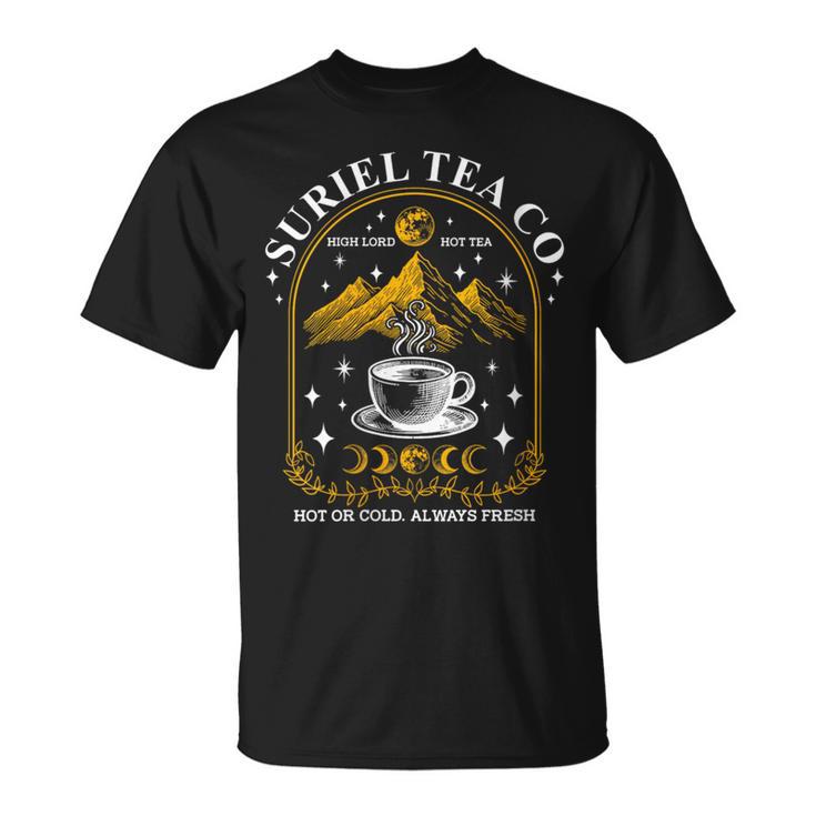 Suriel Tea Co Hot Or Cold Always Fresh Reader Book Lover T-Shirt