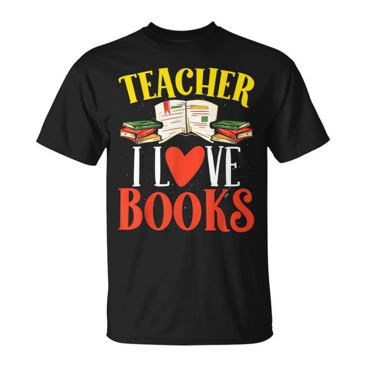 Teacher Survival Kit Items i Love Books Teaching For Men Women T-Shirt