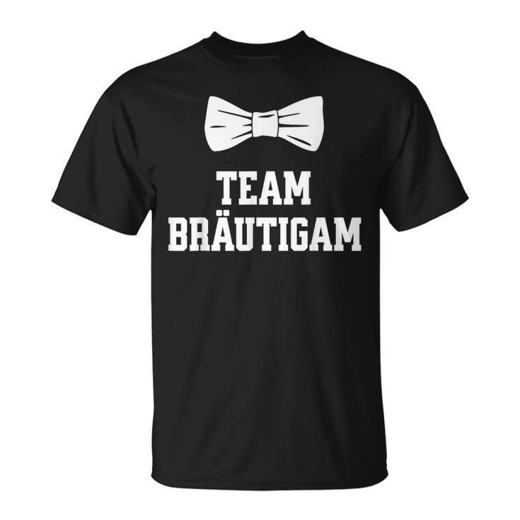 Team Bräutigam JgaPolterabend Junggesellenabschied T-Shirt
