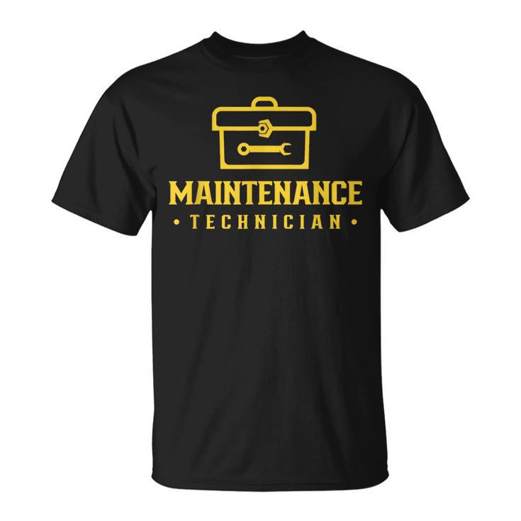 Técnico De Mantenimiento Hombre De Mantenimiento Hombres Camiseta unisex