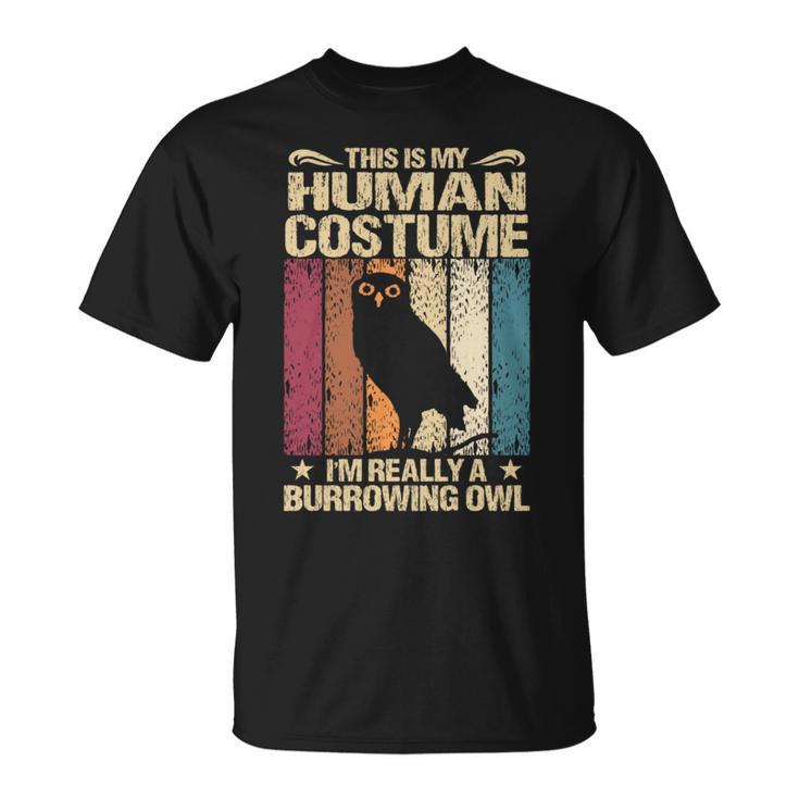 This Is My Human コスチューム I'm Really A Burrowing Owl 長袖tシャツ Tシャツ