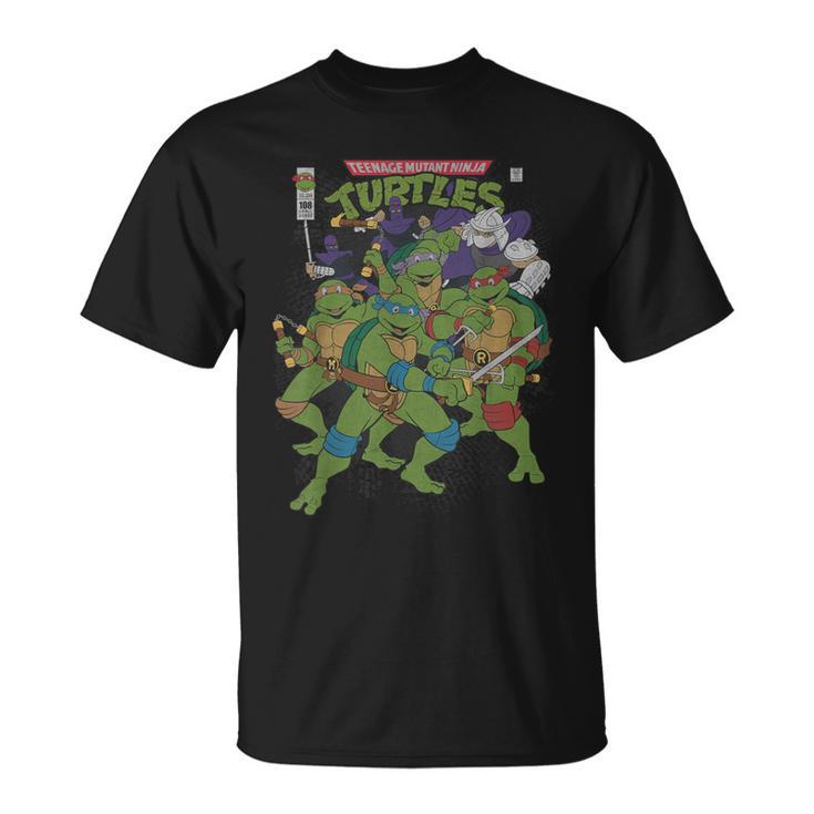 TMNT Comic Book Cover Group Shot T-Shirt