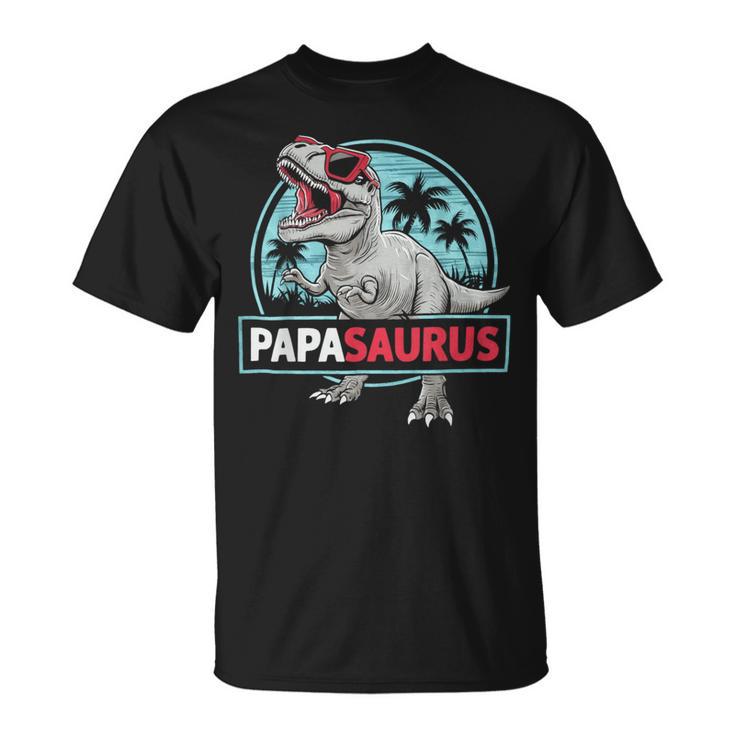 Uomo Divertente Papasaurus Cool Dinosauro Papà Maglietta