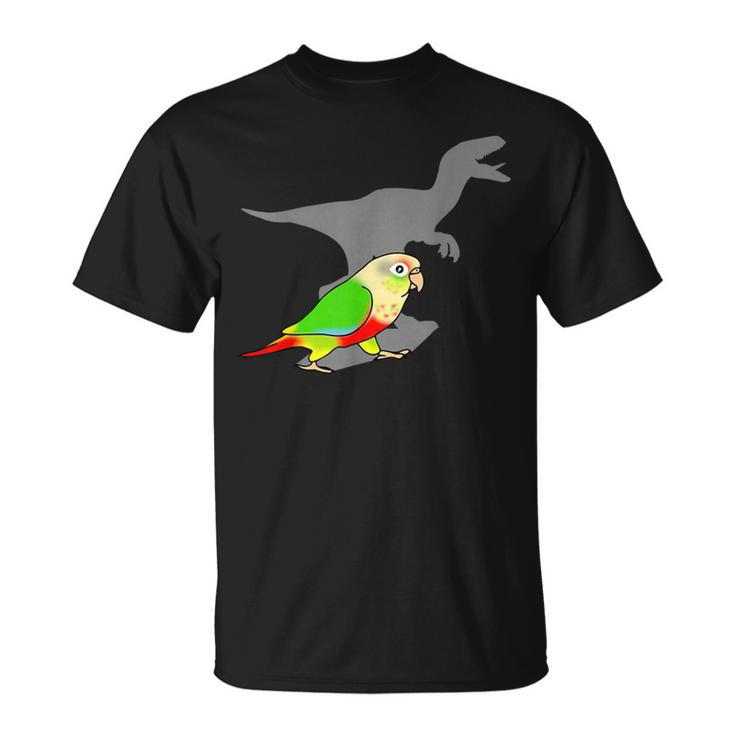 Velociraptor パイナップル コニュア 恐竜 シャドウ オウム Tシャツ