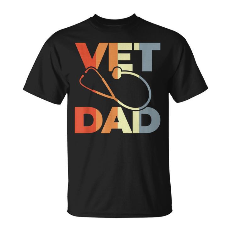 Veterinario Papà Medicoeterinario Maglietta