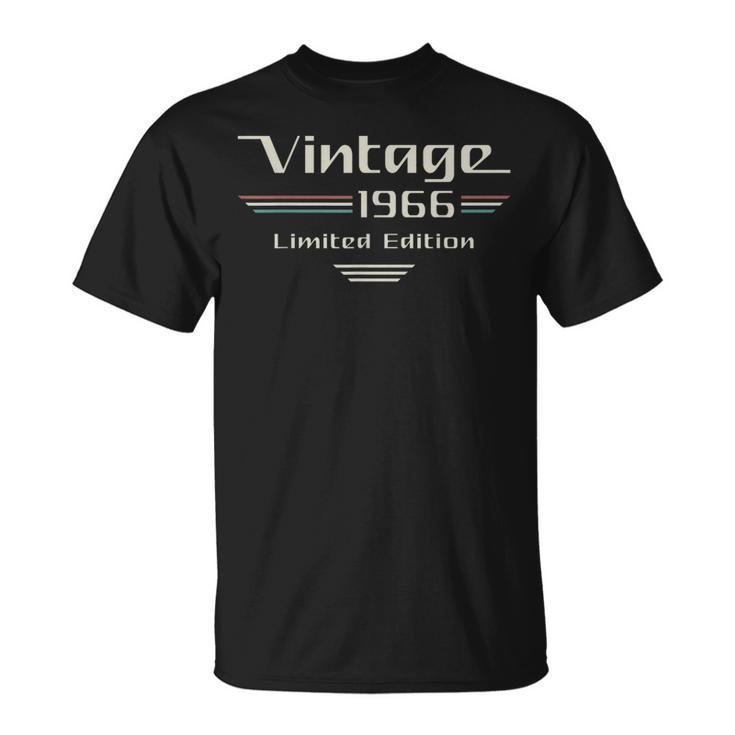 Vintage 1966 60歳の誕生日 クラシックカー Tシャツ