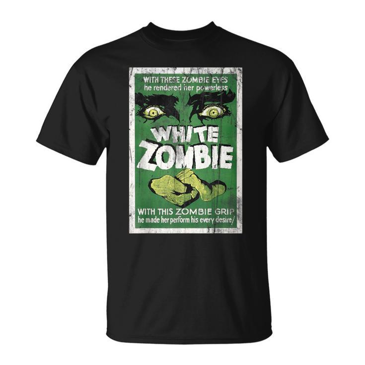 Vintage Blanc Zombie Movie Poster T-Shirt