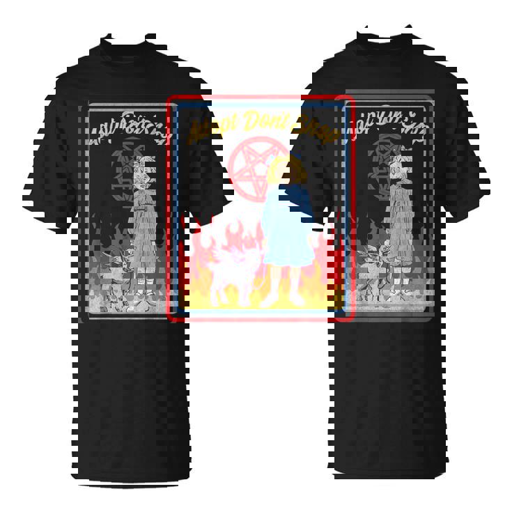 Vintage Child Game Horror Adopt Donthop Dark Humor Tシャツ