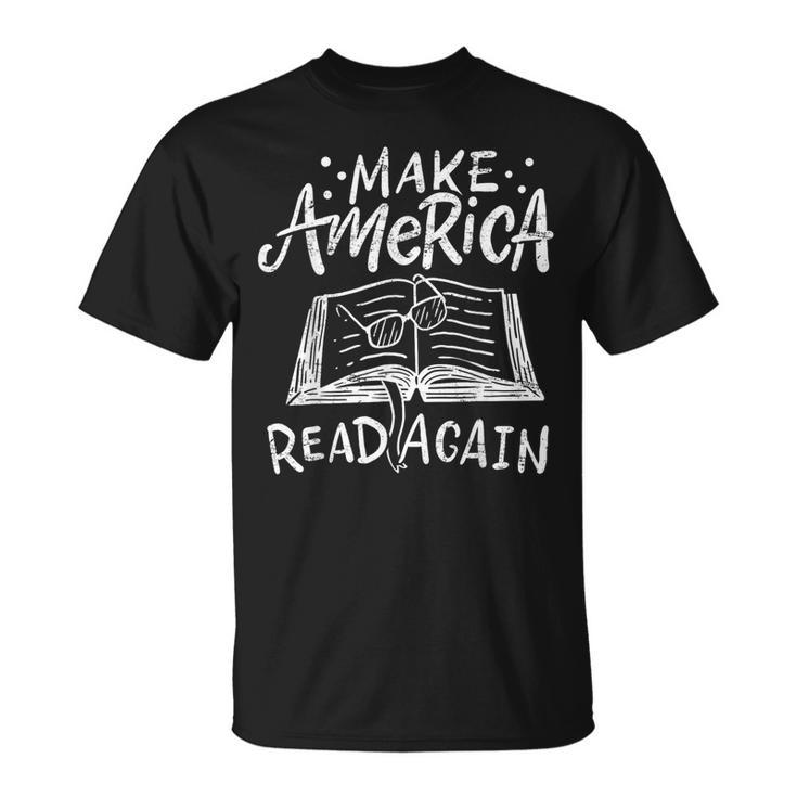 Vintage Reading Reader Read Bibliomane Library Book T-Shirt