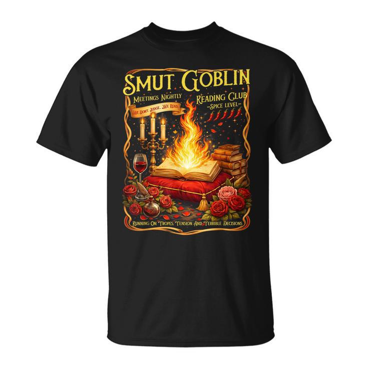 Vintage Smut Goblin Dark Romance Bookish Book Lovers T-Shirt