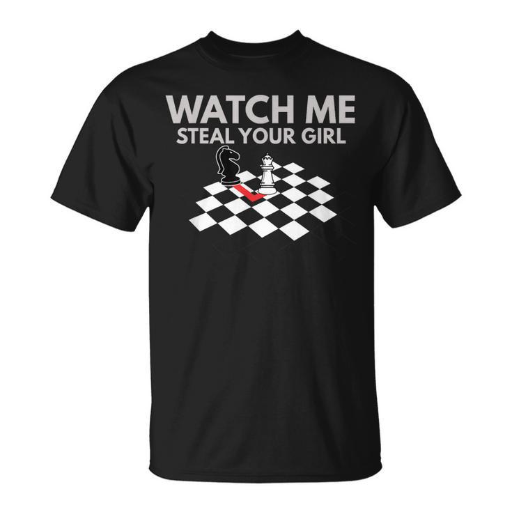 Watch Meteal Your Girl Divertidas De Ajedrez Camiseta unisex
