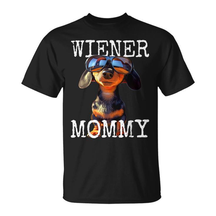 Wiener Mommyウィンナー・マミー ダックスフンド・ママ ダックスフンド・ママ 母の日 ダックスフンド Tシャツ