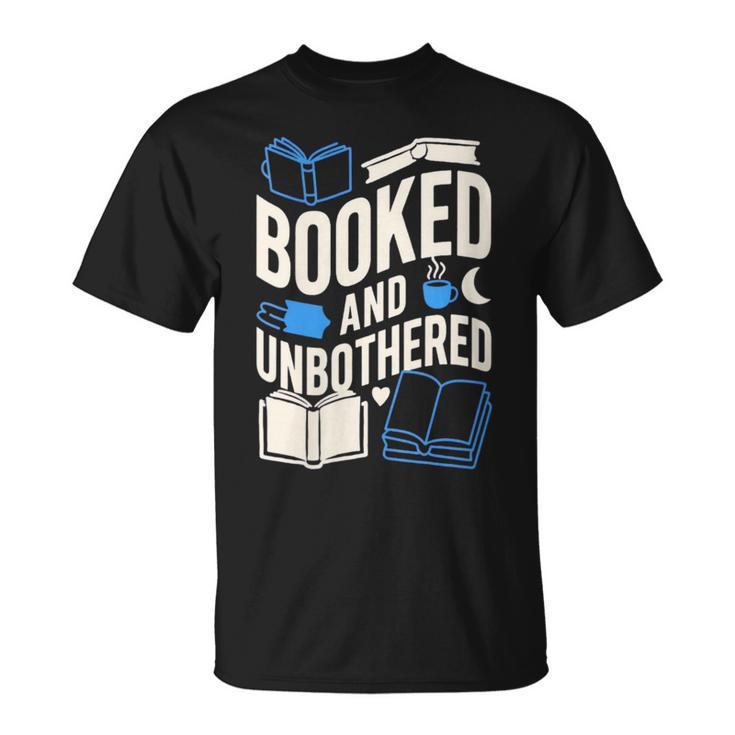 Women's Booktrovert Introvert Reader Library Card Coffee Books T-Shirt