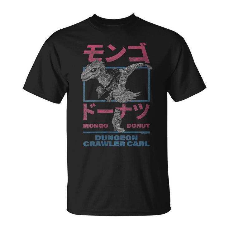 Women's DCC Mongo And Donut Face-Off With Kanji Gamer Series Book T-Shirt