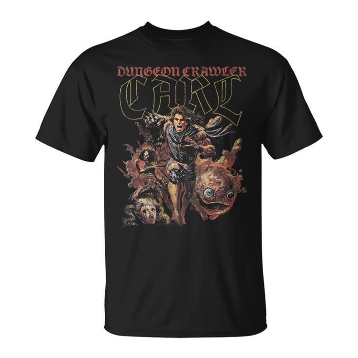 Women's Dungeon Crawler Carl The Inevitable Ruin Cover LitRPG Book T-Shirt