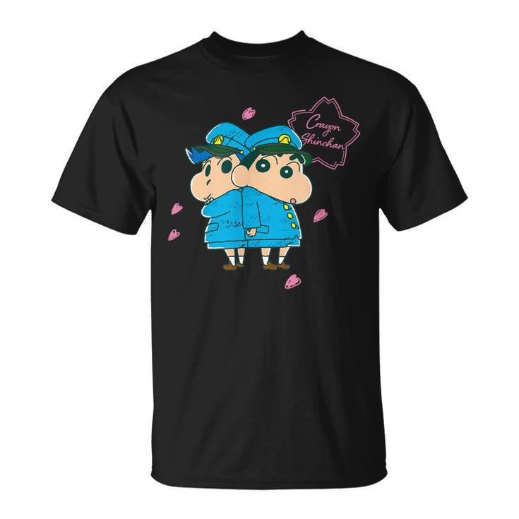 【映画】クレヨンしんちゃん 謎メキ！花の天カス学園 しんちゃんと風間くん Tシャツ