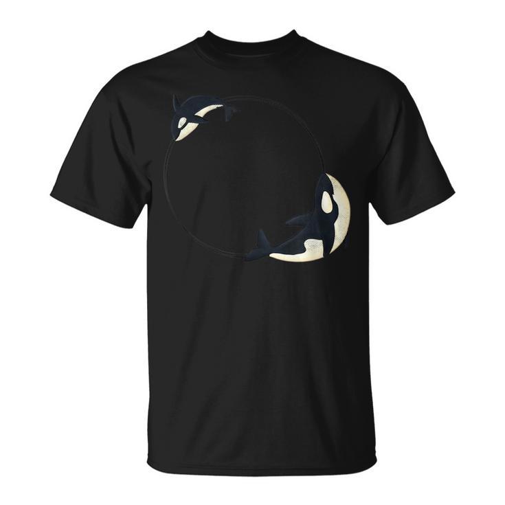 かわいい 海 動物 クジラ シャチ かっこいい メンズ レディース オーカ Tシャツ