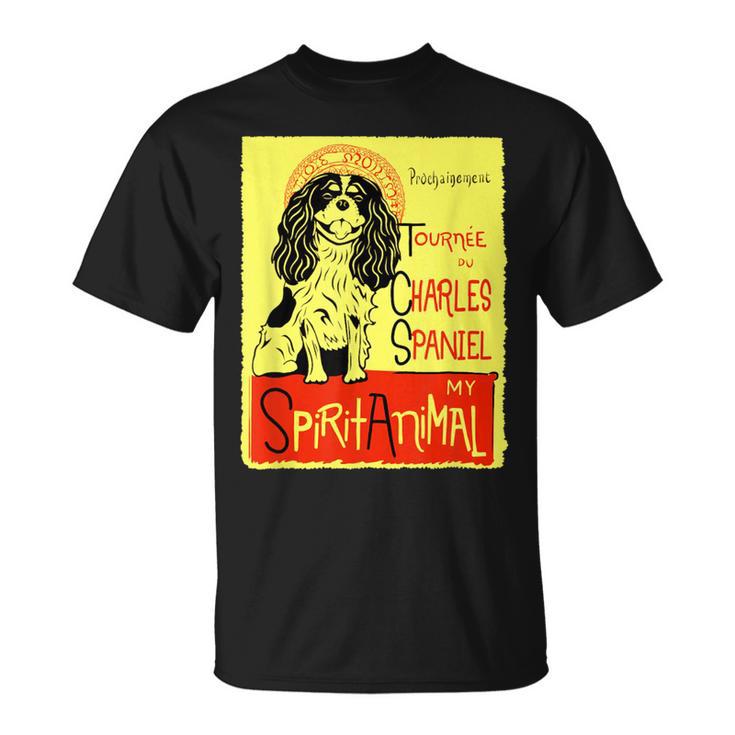 かわいいキャバリア王チャールズ・コッカー スパニエル ドッグアート ギフト Tシャツ