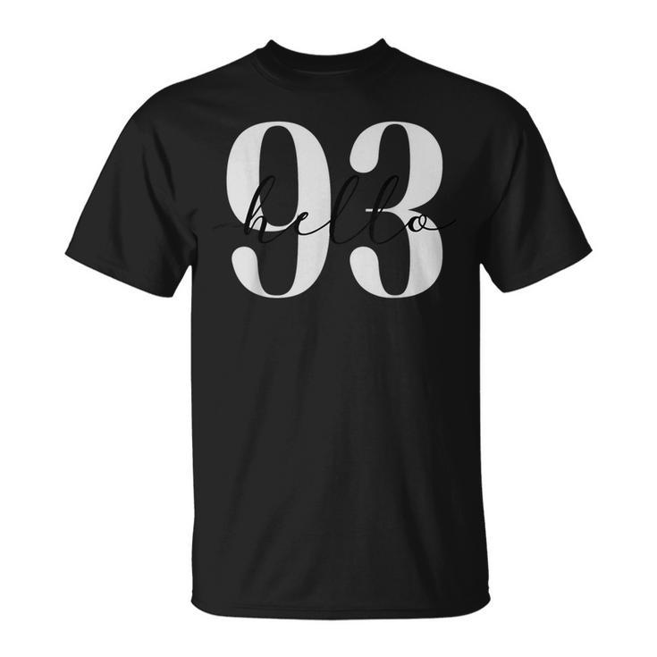 こんにちは93歳 誕生日 お祝い 応援 Tシャツ