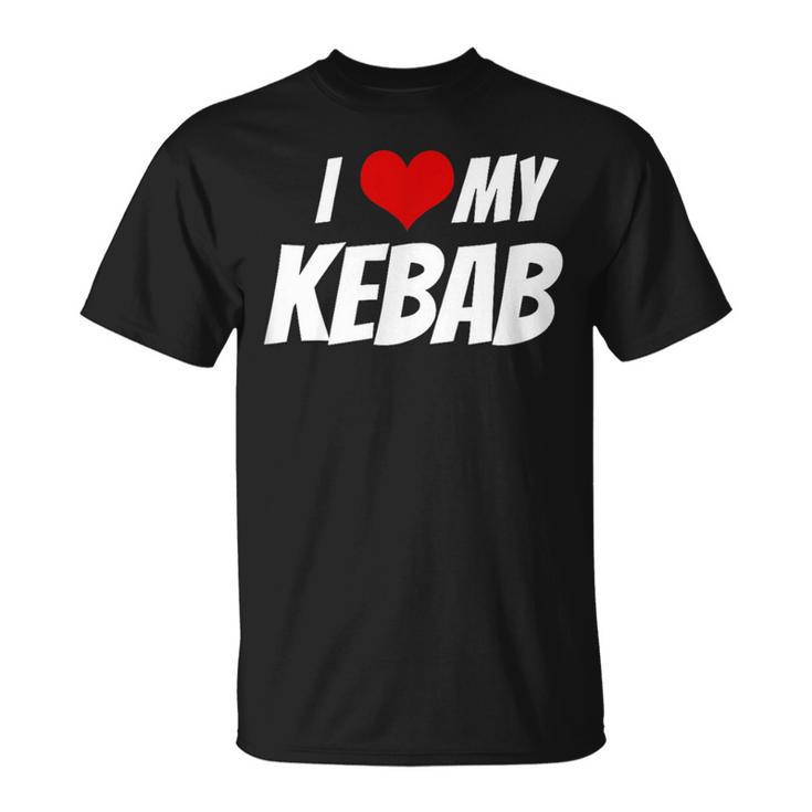 アイ・ラブ・マイ・ケバブ・ハート Tシャツ