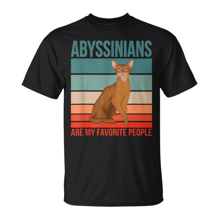 アビシニアン私の好きな人たち 子猫猫の飼い主 アビシニアン Tシャツ