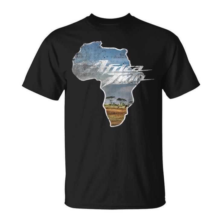 アフリカ ツーリング ツインバイク ナチュラル オフロードバイク Tシャツ