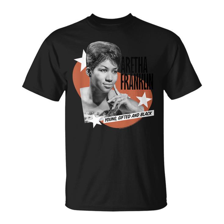 アレサ・フランクリン・ヤング・ギフテッド・アンド・ブラック・レトロ・フォト Tシャツ