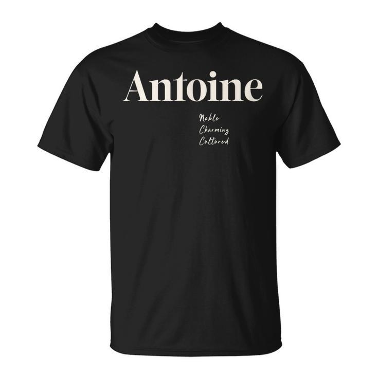 アントワーヌ 高貴で魅力的で文化的 Tシャツ