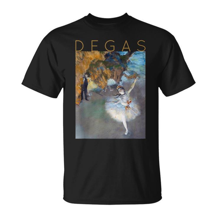 アーティストとバレリーナのためのステージ上のエドガー・ドガダンサー Tシャツ
