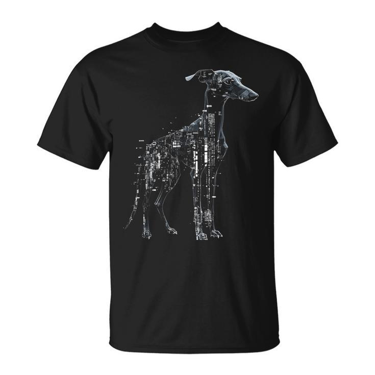 イタリアン グレイハウンド 犬 グラフィック ペット アートワーク イタリアン グレイハウンド Tシャツ