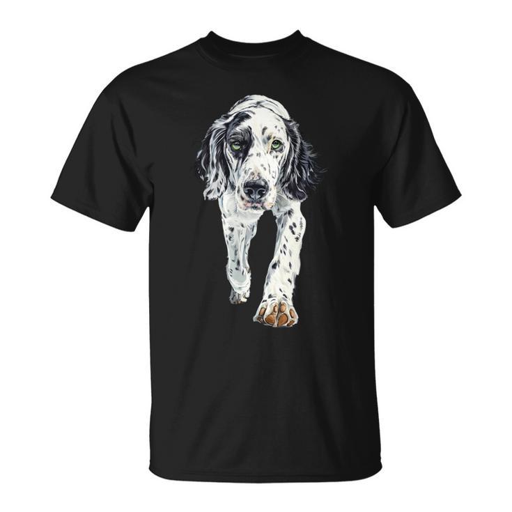 イングリッシュセッター 長袖tシャツ Tシャツ
