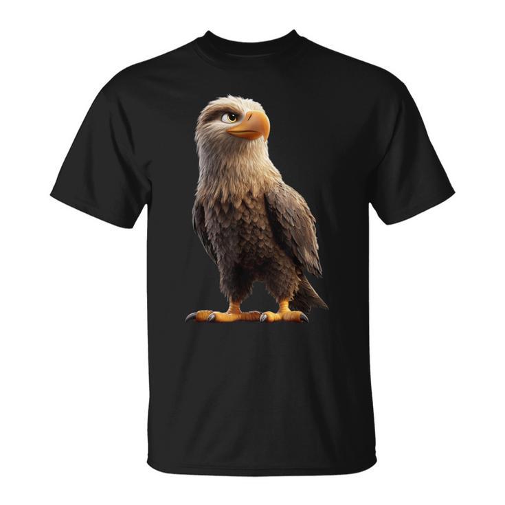 イーグル ハクトウワシ イヌワシ オジロワシ ワシ ワシ Tシャツ