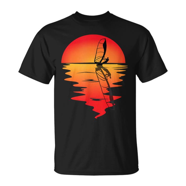 ウィンドサーフィン サンセット ウィンドサーフ メンズ レディース サーフィン Tシャツ