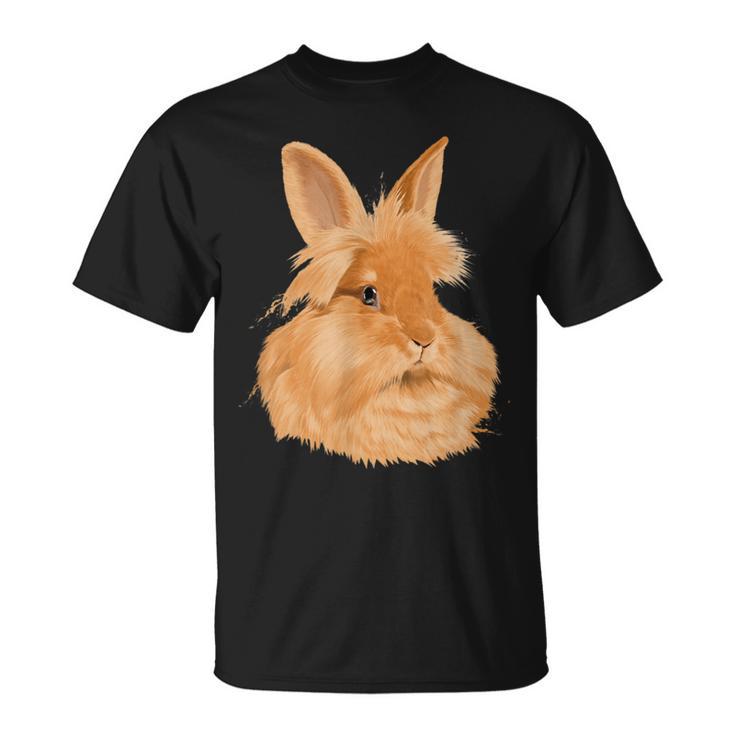 ウサギ ライオンヘッド ウサギ Tシャツ