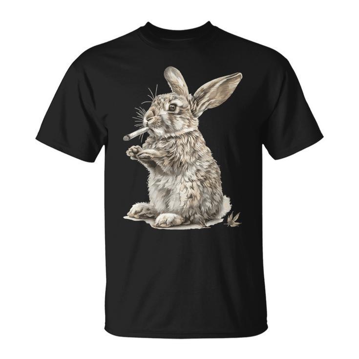 ウサギの大麻 Tシャツ