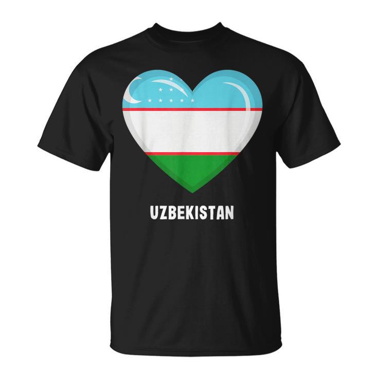 ウズベキスタン国旗シャツ Tシャツ