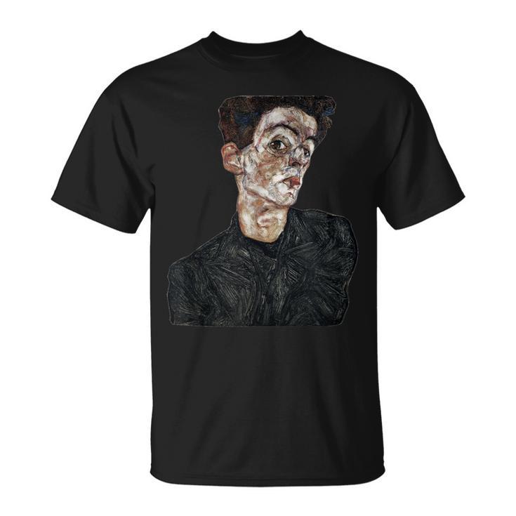 エゴン・シーレ セルフポートレート Tシャツ