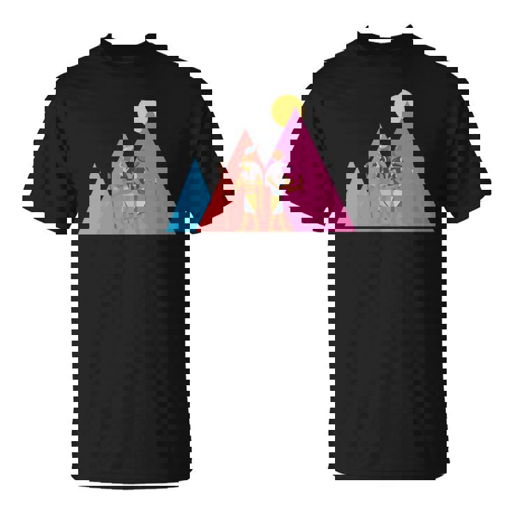 エジプトのピラミッド I エジプトの神々 考古学 エジプト 長袖tシャツ Tシャツ