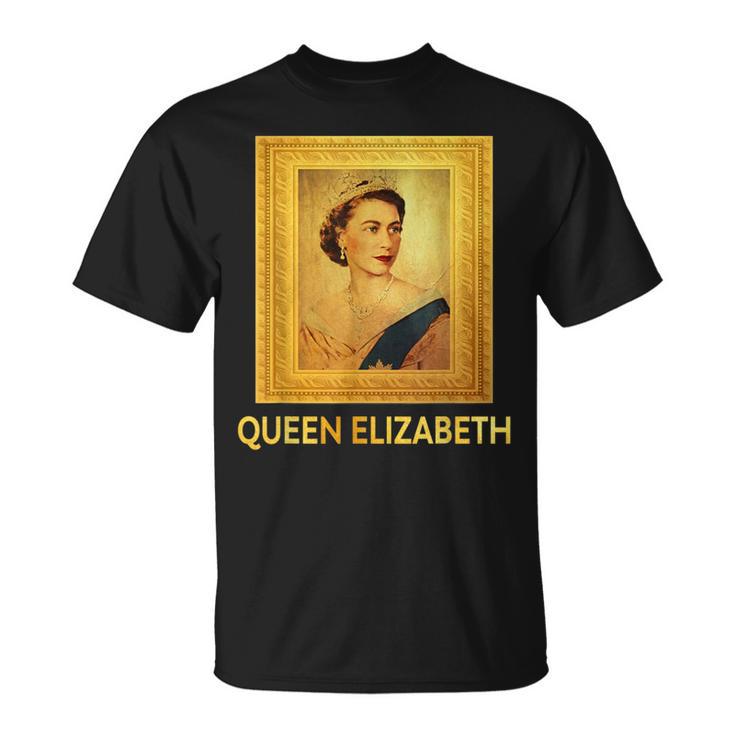 エリザベス女王 Ii ファン ビンテージ写真 英国王 Tシャツ