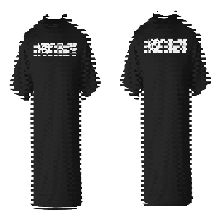 エリートではありません 長袖tシャツ Tシャツ